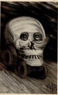 Metamorphose Totenkopf Auto Hund Künstlerkarte I-II (Eckbug) Surrealisme Chien - Andere & Zonder Classificatie