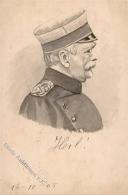 Handgemalt Bismarck Künstlerkarte 1905 I-II (fleckig) Peint à La Main - Altri & Non Classificati