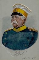 Handgemalt Bismarck Künstlerkarte 1905 I-II Peint à La Main - Sonstige & Ohne Zuordnung