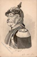 Handgemalt Bismarck Künstlerkarte 1905 I-II Peint à La Main - Sonstige & Ohne Zuordnung