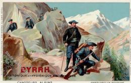 Collection BYRRH Chasseurs Alpins Werbe AK I- - Other & Unclassified