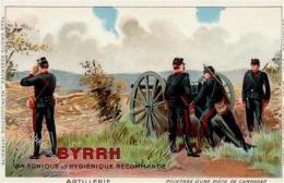 Collection BYRRH Artillerie WK I  Werbe AK I- - Other & Unclassified