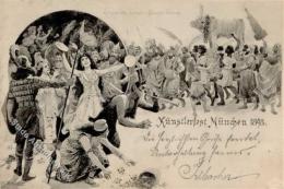 Kunstgeschichte München München (8000) Sign. Zopf, G. Künstlerfest 1898 I-II - Autres & Non Classés