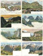 Steinmann, C. Schweiz Motive Topo Partie Mit über 40 Litho-Künstler-Karten I-II - Sonstige & Ohne Zuordnung