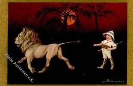 Colombo Safari Löwe Künstler-Karte I-II - Sonstige & Ohne Zuordnung
