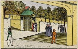 Wiener Werkstätte Nr. 194 Alt Karlsbad Der Theresienbrunnen I- - Andere & Zonder Classificatie