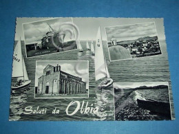 Cartolina Olbia - Vedute Diverse 1950 Ca - Cagliari