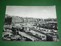 Cartolina Cagliari - Il Porto E Via Roma 1953 - Cagliari