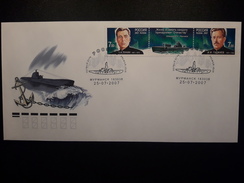 RUSSIA FDC 2007   MICHEL Heroes Of Submariners - FDC