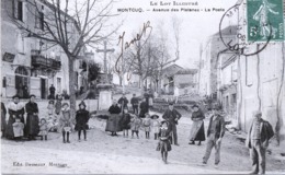 46 - Montcuq : Avenue Des Platanes - La Poste . - Montcuq
