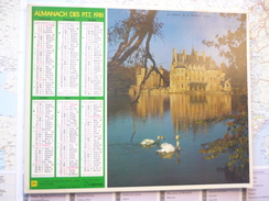 Almanach Des PTT 1981 Le Château De La Bretesche(L.A.)/Vannes (Morbihan) / Département Des Alpes Maritimes - Grossformat : 1981-90