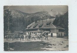 Doussard(74) :Partie De Volley à La Colonie De Vacances Loraine Escaut "Le Nid Des Rossignols" à Marceau Dessus 1952 GF. - Doussard