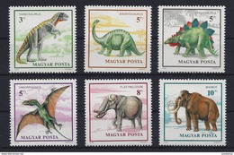 HUNGARY - 1990. Prehistoric Animals (Dinosaur)Cpl.Set MNH! Mi:4110-4115 - Neufs