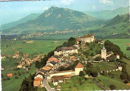 Gruyères En Direction De Broc  / Carte Couleur Grand Format - Broc