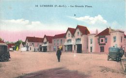 PAS DE CALAIS - 62 - LUMBRES - La Grand Place - Colorisé - Lumbres