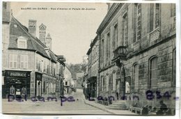 - BAUME Les DAMES - ( Doubs ), Rue D'Anroz, Et Palais De Justice, Pharmacie, Non écrite, TTBE,  Scans. - Baume Les Dames