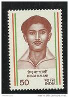 INDIA, 1983,Hemu Kalani,Revolutionary Patriot, MNH, (**) - Neufs