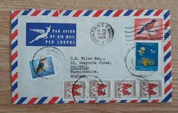 SOUTH AFRICA 1968 Airmail Letter To England - Airmail