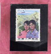 CHINA CINA 1965 Chinese-Japanese Youth Meeting, Peking GIRLS 8f USATO USED OBLITERE' - Used Stamps