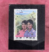 CHINA CINA 1965 Chinese-Japanese Youth Meeting, Peking GIRLS 8f USATO USED OBLITERE' - Used Stamps