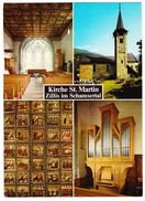 Kirche St. Martin - Zillis Im Schamsertal - Rud. Suter Nr 19796 - Multivues Mehrbildkarte - Zillis-Reischen