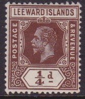 Leeward Islands 1912 Die I SG 46 Mint Hinged - Leeward  Islands