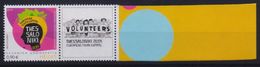 GREECE STAMPS  STAMP WITH  LABEL/THESSALONIKI EUROPEAN YOUTH CAPITAL2014 -MNH(L6)-RARE!! - Unused Stamps