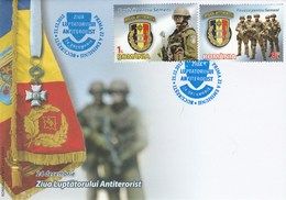 POLICE ,JENDARMERIE,ANTITERO,2012 COVER FDC ROMANIA. - FDC