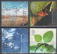 Great Britain 2000 Life And Earth Mi.1857-60 - Used - Gestempelt - Used Stamps