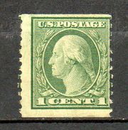 USA  1914  Scott # 443 (*)    P10 Vertical  -  Sans Gomme - Without Gum - Unused Stamps
