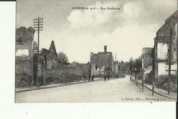 Corbie  80    La Rue  Faidherbe En 1918 -Animée - Corbie