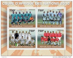 Togo 2010, World Football Cup In S. Africa 2010 IV, 4val In BF - 2010 – South Africa