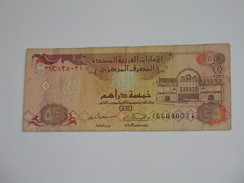 5 FIVE Dirhams - United Arab Emirates Central Bank - Emirats Arabes Unis **** EN ACHAT IMMEDIAT **** - Verenigde Arabische Emiraten