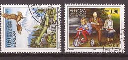 1995  2712-13  EUROPA CEPT FRIEDEN FREIHEIT KINDER BICI  JUGOSLAVIJA JUGOSLAWIEN  USED - Oblitérés