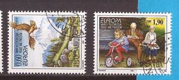 1995  2712-13  EUROPA CEPT FRIEDEN FREIHEIT KINDER BICI  JUGOSLAVIJA JUGOSLAWIEN  USED - Used Stamps