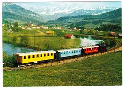 "AMOR EXPRESS" Der Bodensee Toggenburg Bahn Bei Nesslau Neu St. Johann - Foto Gross 36302 - Nesslau