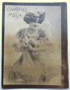 PHOTO VIGNETTE ANCIENNE CIGARETTES MELIA AIMA TABAC - Autres & Non Classés