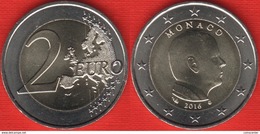 Monaco 2 Euro 2016 Km#195 "Prince Albert II" BiMetallic UNC - Monaco