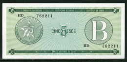 47-Cuba Billet De 5 Pesos HD Série B Neuf - Kuba