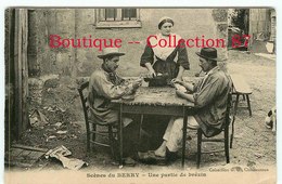 PARTIE De CARTES Et VERRE De VIN - CARTE à JOUER - Playing Cards