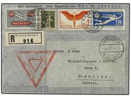 ZEPPELIN. 1933 (14-X). SWITZERLAND. ROMANSHORN A ST. GALLEN. Circulada Para Enlazar Con El GRAF ZEPPELIN... - Altri & Non Classificati