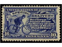 * ESTADOS UNIDOS. Sc.E6. 1902. 10 Cents. Blue. VERY FINE. Scott.230$. - Otros & Sin Clasificación