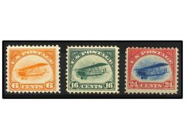 * ESTADOS UNIDOS. Sc.C1/3. 1918. Complete Set, Hinged. Scott.210$. - Autres & Non Classés