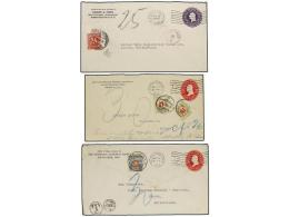 ESTADOS UNIDOS. 1909-46. 3 Covers With Swiss Postage Due Stamps. - Other & Unclassified
