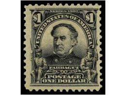 * ESTADOS UNIDOS. Sc.311. 1902-03. 1 Dollar Black, Well Centered, Orignal Gum. Scott.700$. - Other & Unclassified