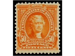 ** ESTADOS UNIDOS. Sc.310. 1901. 50 Cts. Orange, Fresh Colour, Never Hinged. VERY FINE. Scott.1.250$. - Otros & Sin Clasificación