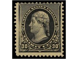 * ESTADOS UNIDOS. Sc.228. 1890-93. 30 Cents. Black, Normal Centering. Scott.400$. - Other & Unclassified