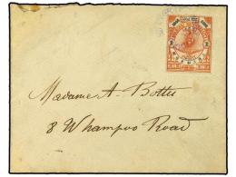 CHINA. 1893. Local Mail Envelope To WHAMPOO Bearing 2 Cent Red (SG 176) And Black Tied By SHANGHAI LOCAL... - Other & Unclassified