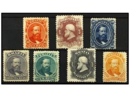 */(*) BRASIL. Sc.53/60. 1866. SERIE COMPLETA. Sellos Con Y Sin Goma De Buena Presencia. Scott.572$. - Other & Unclassified