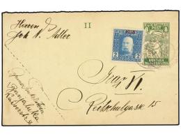 BOSNIA-HERZEGOVINA. Mi.148. 1919. BANJALUKA To GLAZ. MILITARY CARD Of 8 Heller Green Uprated With... - Other & Unclassified